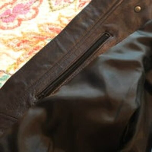 Women's Harley Davidson Leather Jacket Dark Purple​​​​​​​​ - Picture 9 of 9